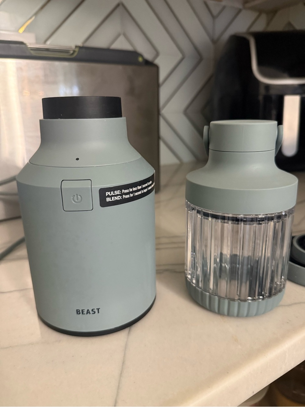 BEAST Compact Blender in Sage Green